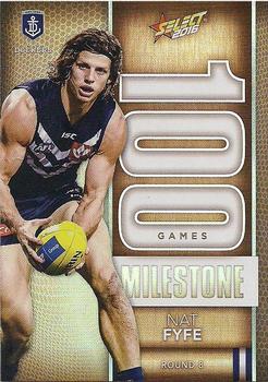 2016 Select Footy Stars - AFL Milestone Games #MG21 Nathan Fyfe Front